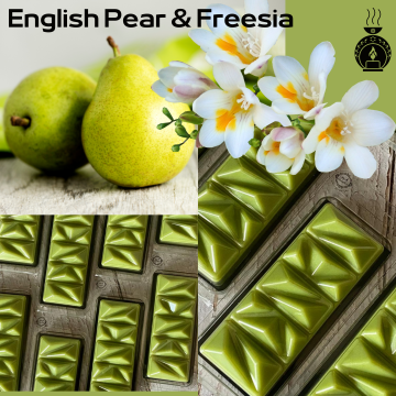 Ceara parfumata soia-English Pear & Freesia 60gr de la Myri Montaggi Srl
