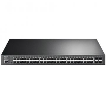 Switch TP-Link TL-SG3452P, 48 porturi Gigabit, PoE, 104 Gbps
