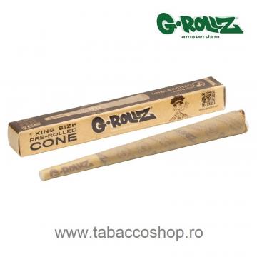 Con prerulat G-Rollz Unbleached Extra Thin King Size