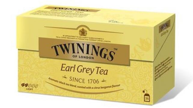 Ceai negru Twinings Earl Grey 25x1.5g de la KraftAdvertising Srl
