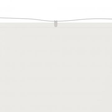Copertina verticala, alb, 140x360 cm, tesatura Oxford de la VidaXL