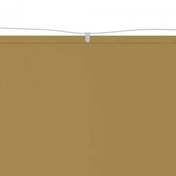Copertina verticala, bej, 140x420 cm, tesatura Oxford