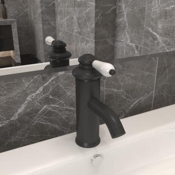 Robinet chiuveta de baie, gri, 130x180 mm de la VidaXL