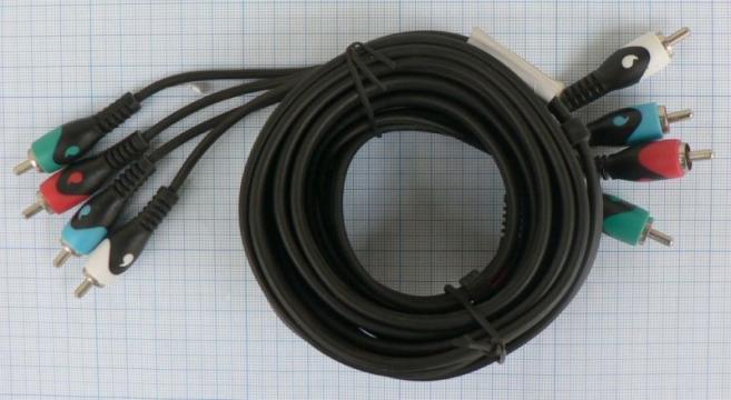 Cablu 4*RCA tata - 4*RCA tata / 1.5m de la SC Traiect SRL
