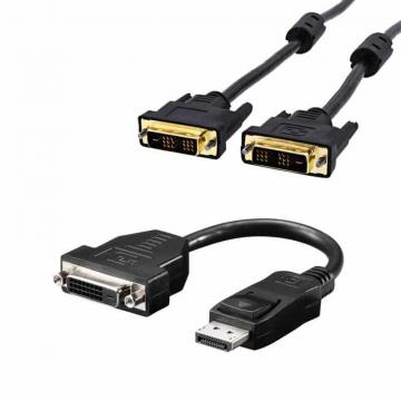 Cablu DVI-D + Adaptor DisplayPort la DVI-D - second hand de la Etoc Online