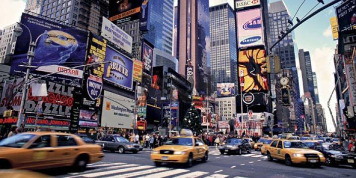 Tablou inramat Times Squares New York City de la Arbex Art Decor