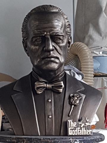 Bust pesonalizat - Marlon Brando de la Pfa Sculptor Asandi Simion