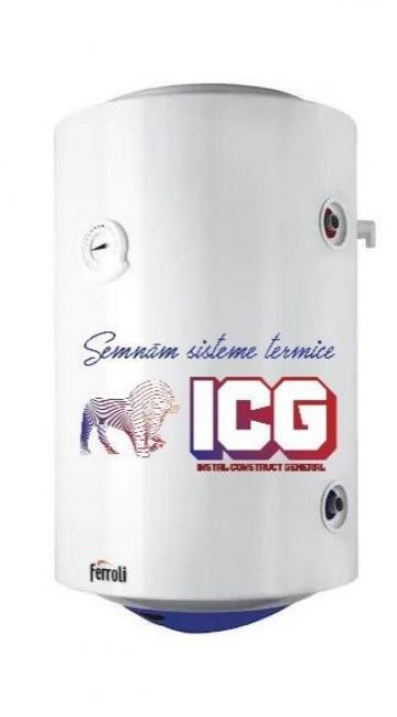Boiler termoelectric Ferroli Calypso 100 VEMT/RE, 100 litri de la Icg Center