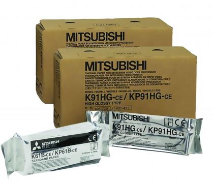 Hartie video printer Mitsubishi K61 (110mm X 20m) - Standard de la Profi Pentru Sanatate Srl