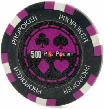 Jeton Pro Poker - Clay - 13,5g - culoare Violet de la Chess Events Srl