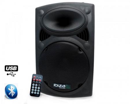 Boxa activa Ibiza Sound SLK12A-BT, 700W, MP3 si bluetooth