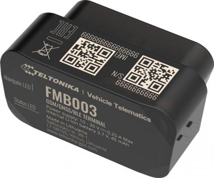 Tracker GPS FMB003 - sistem monitorizare flota