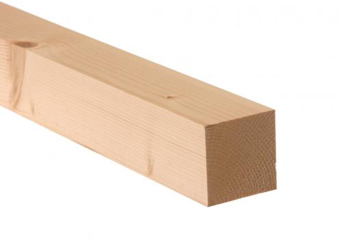 Stalp lemn rindeluit 9 cm x 9 cm