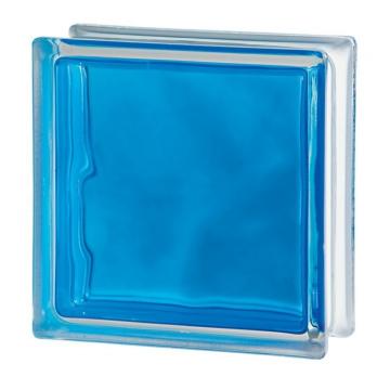 Caramida de sticla albastra pentru interior