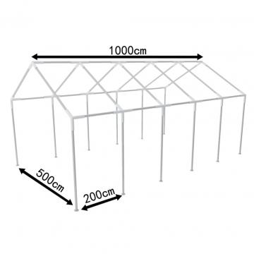 Structura de otel pentru cort pentru reuniuni 10 x 5 m