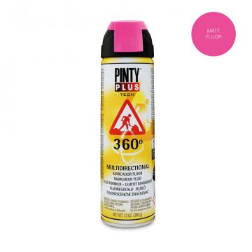 Spray vopsea marcaj fluorescent, Cherry T184, 500 ml
