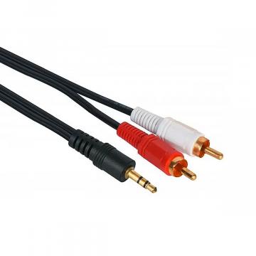Cablu 2 RCA tata la jack 3,5mm tata stereo 1,5 metri de la Sirius Distribution Srl