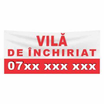 Banner - Vila de inchiriat