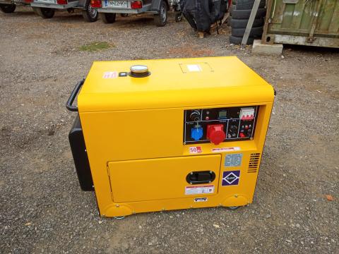 Inchiriere generator monofazat 6Kw diesel silent