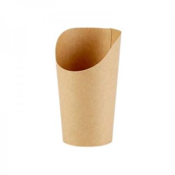 Pahar wrap, 12oz, carton natur 60*h120 mm (1100buc) de la Practic Online Packaging S.R.L.