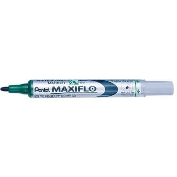 Marker pentru tabla Pentel Maxiflo, varf rotund, 4 mm, verde de la Sanito Distribution Srl
