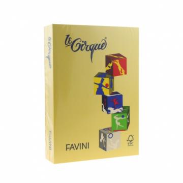 Carton colorat 160g/mp A3-Favini-202, galben mediu de la Sanito Distribution Srl