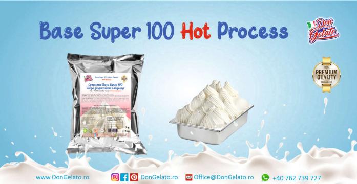 Baza super 100 pentru inghetata Gelato - Hot Process de la Don Gelato