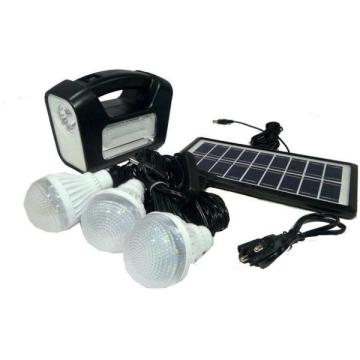 Kit panou solar Gdlite-GD3 cu 3 becuri si lanterna inclusa de la Startreduceri Exclusive Online Srl - Magazin Online - Cadour