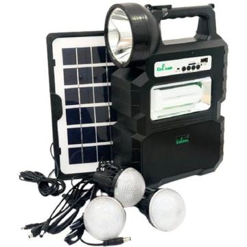 Kit panou solar portabil CCLAMP CL-810, cu 3 becuri incluse