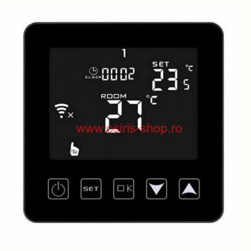Termostat HY08WE-2 wifi - black touch screen de la Exterm Rom Trading Srl