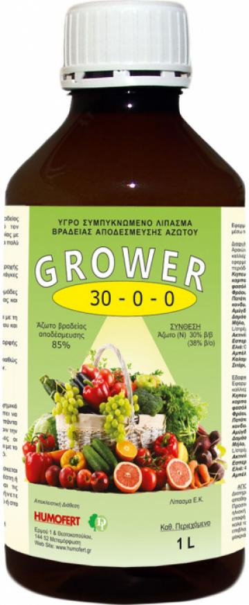 Ingrasamant lichid condensat Grower 30-0-0 - 1 litru de la Lencoplant Business Group SRL