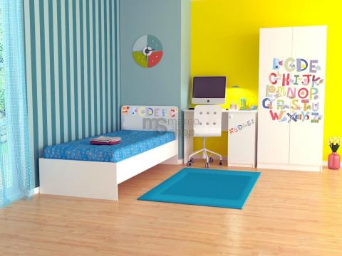 Mobilier camera pentru copii Alfabet
