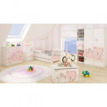 Mobilier camera pentru copii Pink Bear de la Marco Mobili Srl