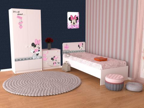 Mobilier camera pentru fetite Minnie Mouse Clasic