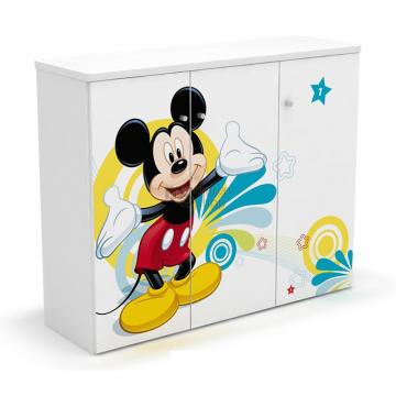 Comoda copii 3 usi Mickey Mouse de la Marco Mobili Srl