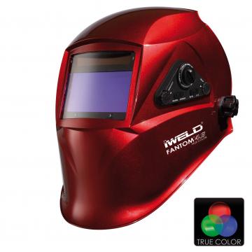 Masca automata sudura Fantom 4.6 True Color rosie de la Sarc Sudex