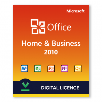 Licenta electronica Microsoft Office 2010 Home and Business de la Digital Content Distribution LTD