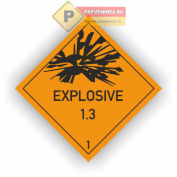 Etichete pentru explozive