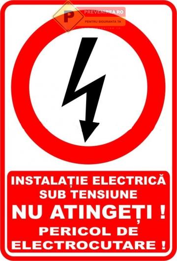 Indicator instalatii electrice sub tensiune de la Prevenirea Pentru Siguranta Ta G.i. Srl