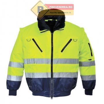 Jacheta reflectorizanta pentru protectie scurta de la Prevenirea Pentru Siguranta Ta G.i. Srl