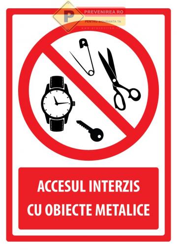 Semne pentru obiecte metalice de la Prevenirea Pentru Siguranta Ta G.i. Srl