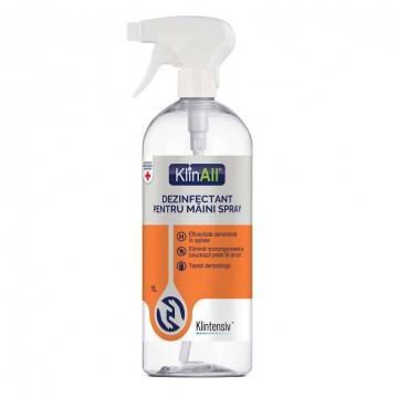 Dezinfectant pentru maini spray KlinAll, 1 litru de la Sanito Distribution Srl