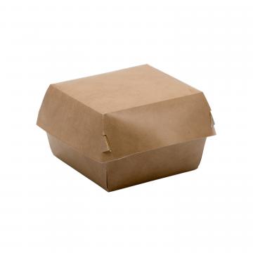 Cutie carton natur pentru hamburger - mica