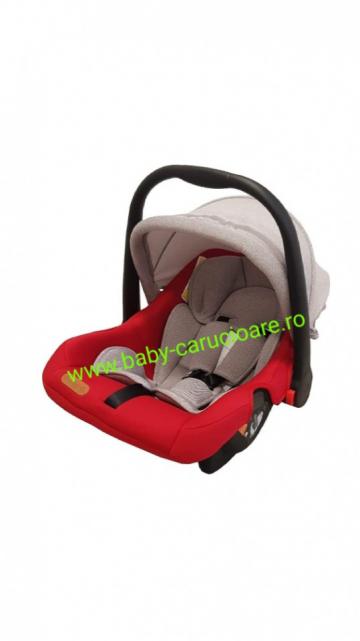 Scaun auto copii 0-13 kg Baby Care rosu + gri