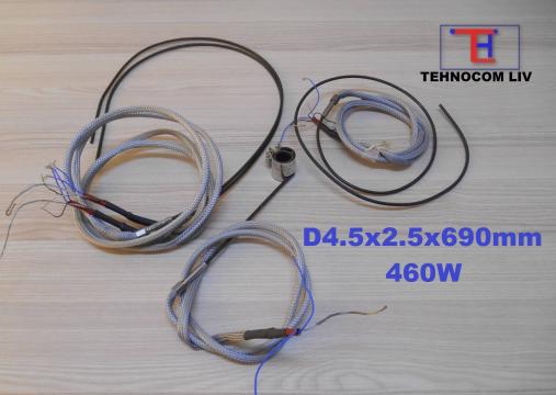 Rezistenta Microtubular charge heaters D4.5x2.5x690mm 460W