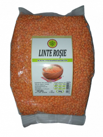 Linte rosie 1 kg, Natural Seeds Product