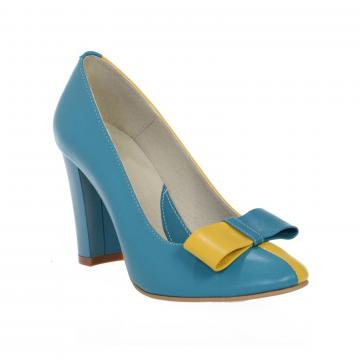 Pantofi dama Combi, blue de la Ana Shoes Factory Srl