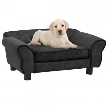 Canapea pentru caini, gri, 72x45x30 cm, plus de la VidaXL