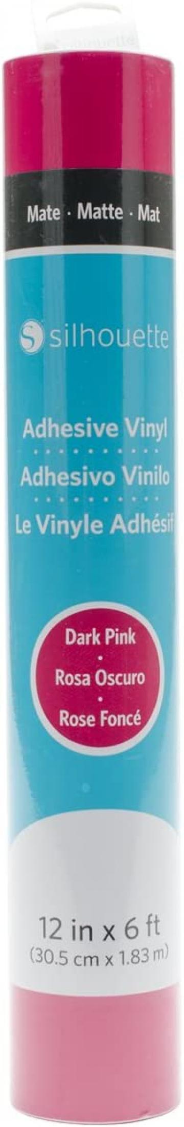 Vinil transfer Silhouette Vinil Sticker Mat 12 - Dark Pink de la R&A Line Trade SRL