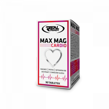Supliment alimentar Real Pharm, Max Mag Cardio - 90 tablete de la Krill Oil Impex Srl